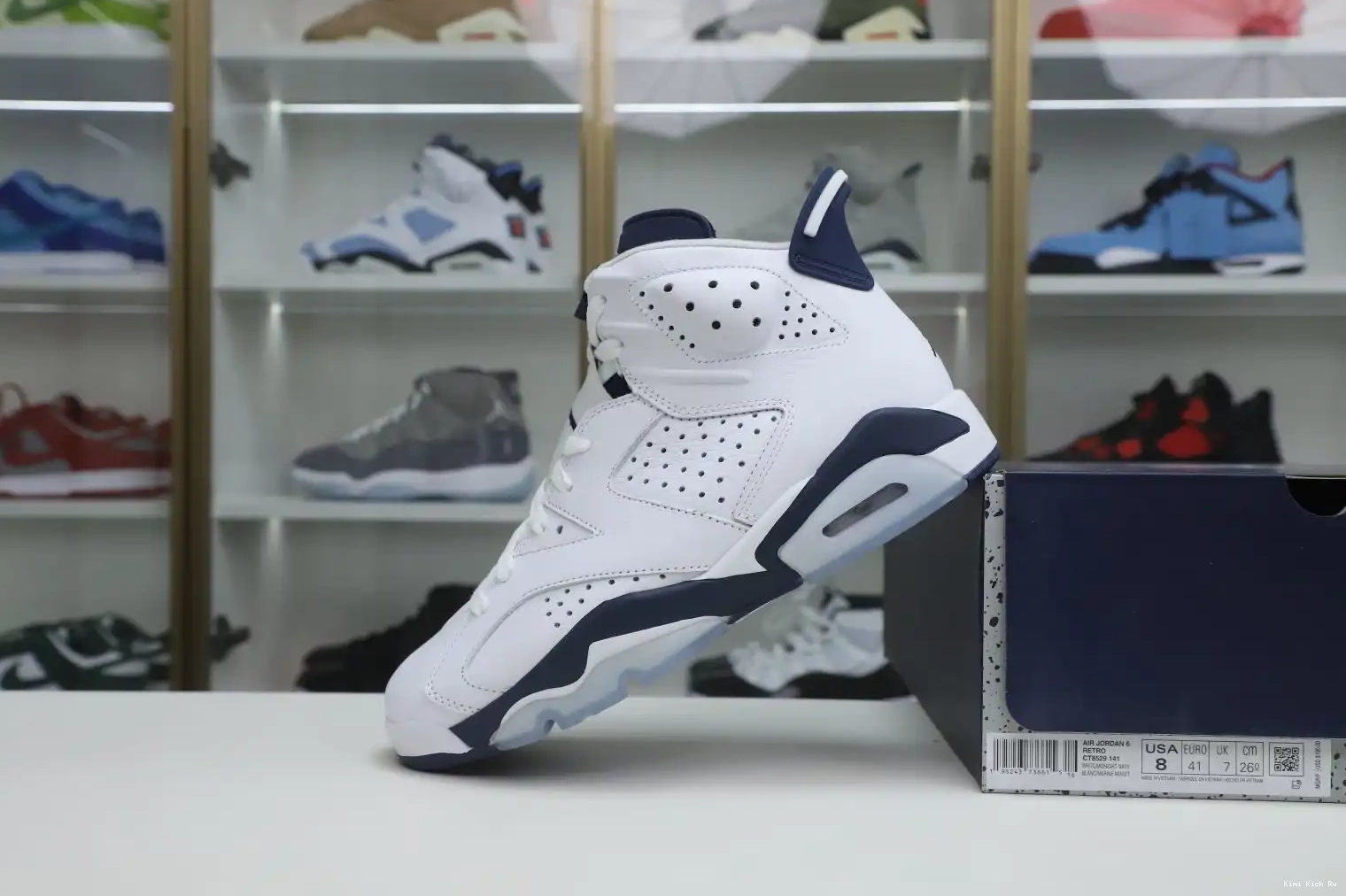 NAVY AIR JORDAN MIDNIGHT Kimikick 6 0616